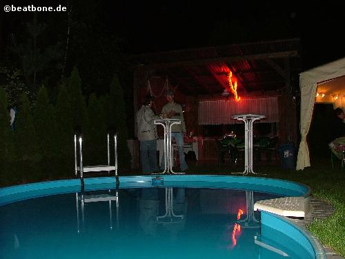 gefahrenquelle pool. --> leider nichts passiert