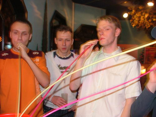 Kuche, Thiele und Timmy beim Sangira Contest