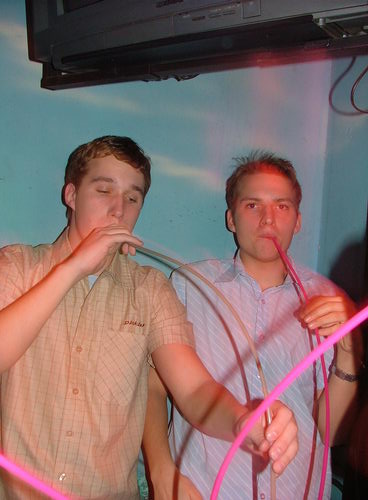 Jonny und Gary auf der anderen Seite