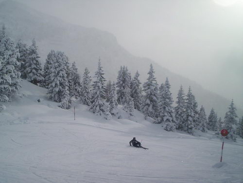 Nebel in den Bergen