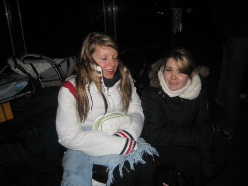 Anika und Doreen sind aber etwas kalt