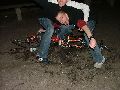 armes Fahrrad mit riesen Sauerei oben drauf.