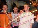 Kuche, Thiele und Timmy beim Sangira Contest