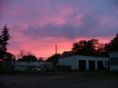 Sonnenuntergang am Gleis